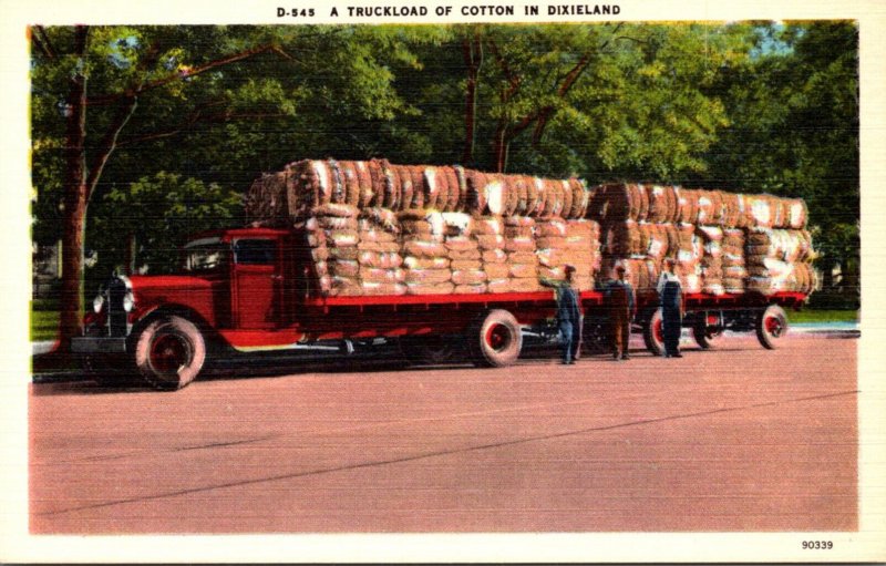 A Truckload Of Cotton In Dixieland