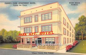 Faber's Park Apartment Hotel Miami Beach FL Unused