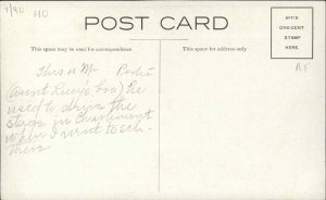 Charlemont MA Stagecoach Horse Coach LEVI c1910 Postcard