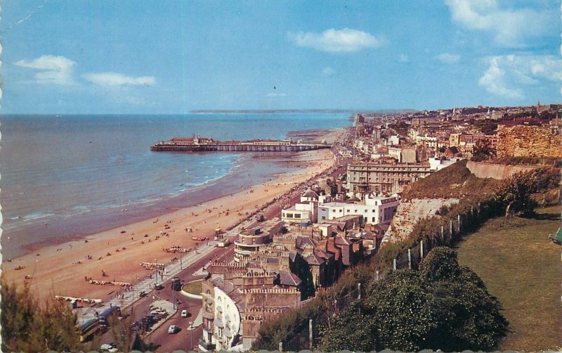 Postcard Europe England UK Hastings and St. Leonards from the castle 