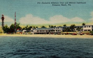 Pompano Beach, Florida - Hillsboro Club and Historic Lighthouse - c1950s