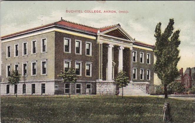 Ohio Akron Buchtel College 1908