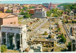 Vintage Postcard Forum Roman  Roma Rome Italy  # 1190