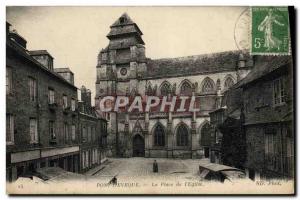 Postcard Old Bridge I & # 39Eveque Place of & # 39eglise