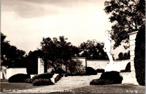 Real Photo PC Court of David Forest Lawn Memorial Cemetery Glendale, California