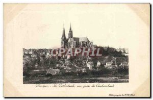 Old Postcard Chartres Cathedrale The shooting Cachemback