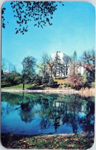 Ohio State William Oxley Thompson Memorial Library reflected in Mirror Lake