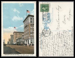 ABRO 1922 Vintage Card  Broadway Oakland  Posted Oakland Ca.