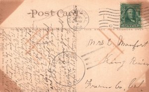 Vintage Postcard 1908 State Capitol Building Sacramento California CA Structure