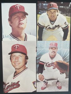 30 Original Baseball Players Minnesota Twins 1979 Postcards Collection Lot 