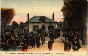 PC CHASSE A COURRE EN FORET DE FONTAINEBLEAU LE RENDEZ-VOUS HUNTING (a33906)