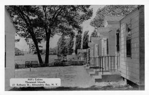 Alexandria Bay New York Hills Cabins Street View Vintage Postcard K97571