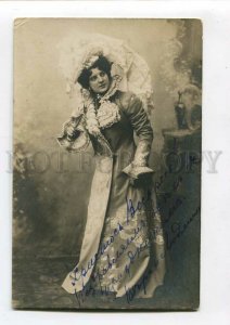 3085792 La Belle ALEXIA Famous DANCER w/ Umbrella Vintage PHOTO