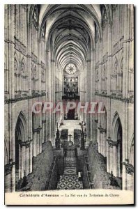 Postcard the Old Cathedral of Amiens Nef for the Choir Triforium