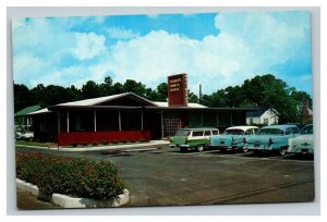 Vintage 1960's Advertising Postcard Fishers Ranch House Restaurant Wilmington NC