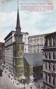 The Old South Church - Boston MA, Massachusetts - pm 1909 - DB