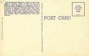 IA - Clinton. Schick General Hospital, Aerial View