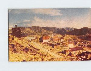 Postcard Famous mining town of the early West, Virginia City, Nevada