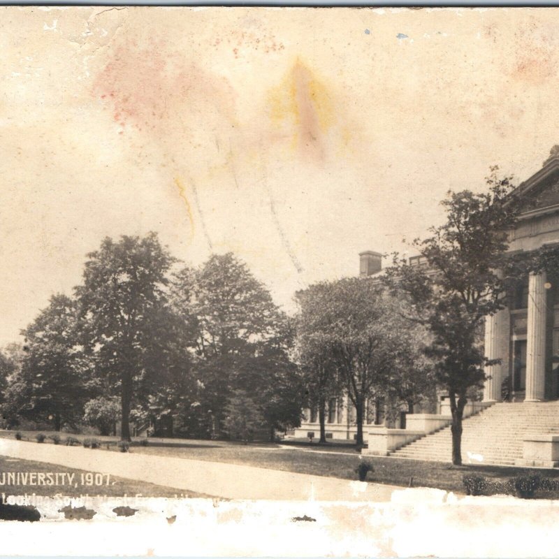 x2 SET 1907 New York NY RPPC Columbia University Barnard College Earl Hall A173
