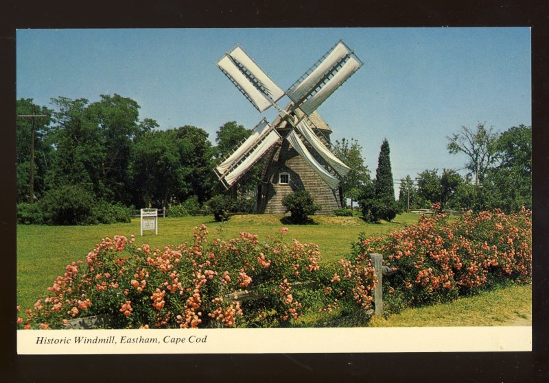 Eastham, Massachusetts/MA/Mass Postcard,Historic Windmill, Cape Cod