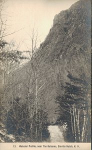 Webster Profile near the Balsams Dixville Notch North Hampshire RPPC 06.26