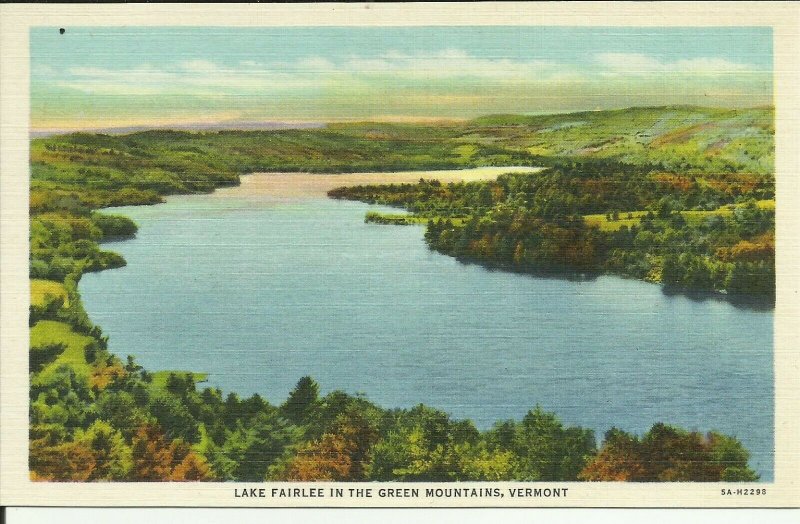 Lake Fairlee In The Green Mountains, Vermont