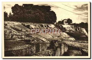Old Postcard Autun The Ancient Roman Theater