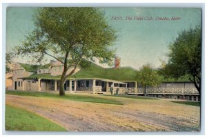 1912 The Field Club Exterior Roadside Omaha Nebraska NE Posted Vintage Postcard 