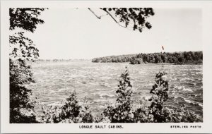 Longue Sault Cabins Ontario Arthur Lane Unused Sterling Real Photo Postcard F94