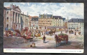 4343 - QUEBEC City 1906 Champlain Market Postcard by Tuck