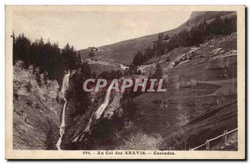 Col des Aravis - Cascades - Old Postcard