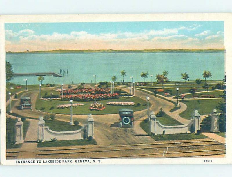 W-Border PARK SCENE Finger Lakes - Geneva New York NY H3358