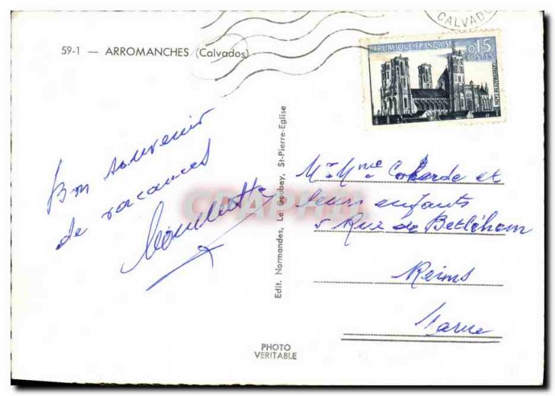 Modern Postcard Arromanches