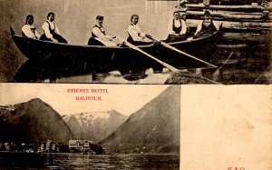 Balestrand, Norway - The Kviknes Hotel - Female Rowers - by Sognefjord - c1905