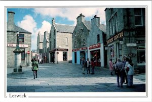 Lerwick, Shetland Scotland  MARKET CROSS & COMMERCIAL STREET SCENE  4X6 Postcard