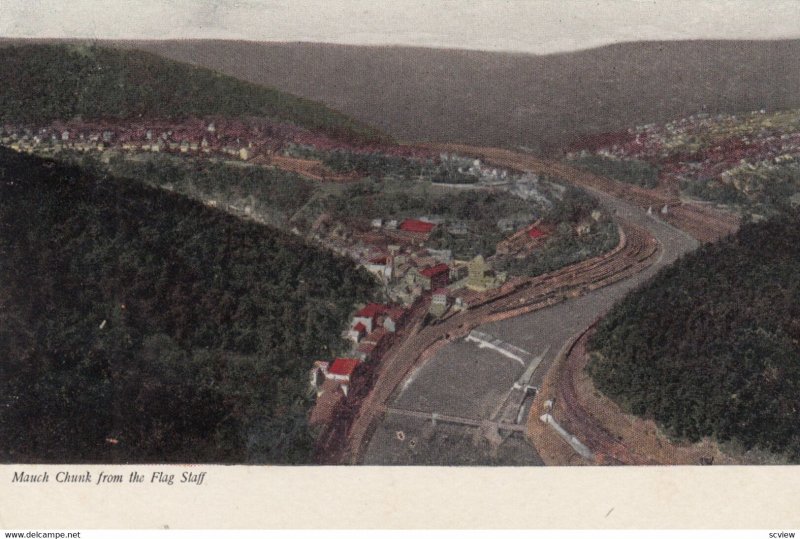 MAUCH CHUNK, Pennsylvania , 00-10s ; From the Flag Staff