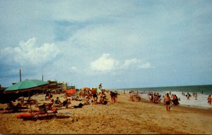 Delaware Rehoboth Beach Greetings Showing Beach