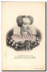 Old Postcard Marguerite de Valois