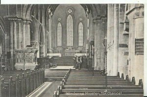 Dorset Postcard - Wimborne Minster - The Chancel - Ref 16786A