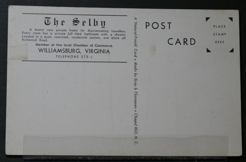 Williamsburg, VA - The Selby