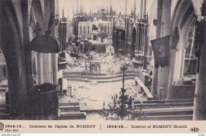 NOMENY, Meurthe Et Moselle, France, 1914-1915; Interior Of Nomeny Church