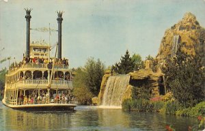 The Mark Twain steamboat Disneyland, CA, USA Disney 1971 