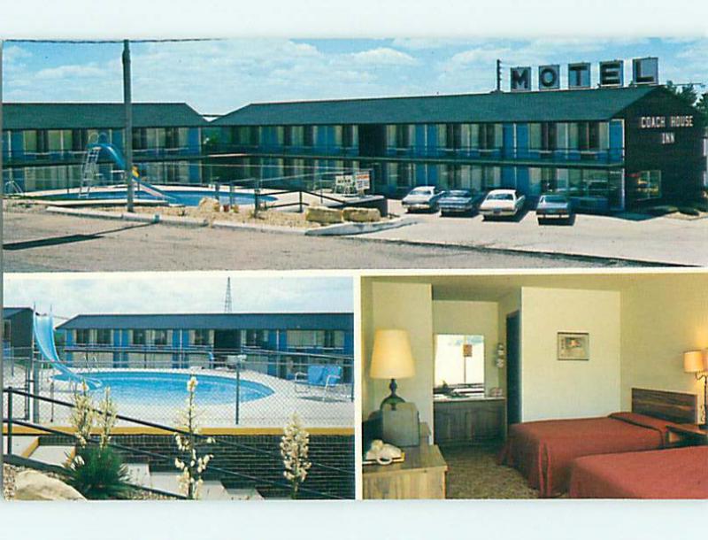 Unused Pre-1980 OLD CARS & COACH HOUSE INN MOTEL Rolla Missouri MO u0172