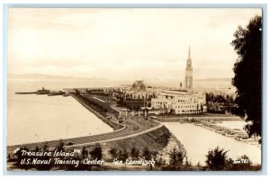 Treasure Island US Naval Training Center San Francisco CA RPPC Photo Postcard