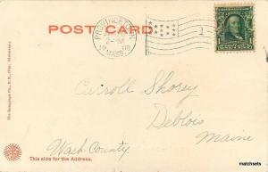 1908 Cape Cod Massachusetts Peaked Hill Bar Saving Station Rotograph 8962