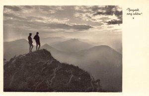 L205 Germany Abendstimmung a d Breitenberg Pfronten Allgaeu sunset postcard