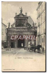 Old Postcard Nancy Porte Saint Georges Horse