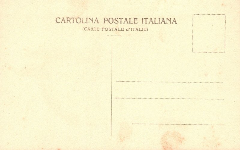 Vintage Postcard Duomo Parte Pasteriore E Campanile Tower Pisa Italy