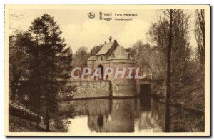 Postcard Old Bruges Gate Marechale