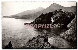 Old Postcard The Corniche D'Or Les Roches Routes to Travas